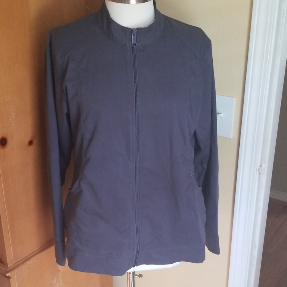 Gray Scrub Jacket